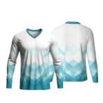 Custom Soccer shirt fitted sleeves