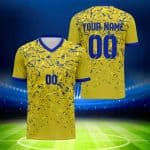 Custom fitted short Sleeve Soccer Shirts