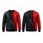 Dye Sublimated Triacetate Crew Neck Sweater