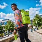 Kooshty Citrus Backpack lifestyleImagesWithLogos