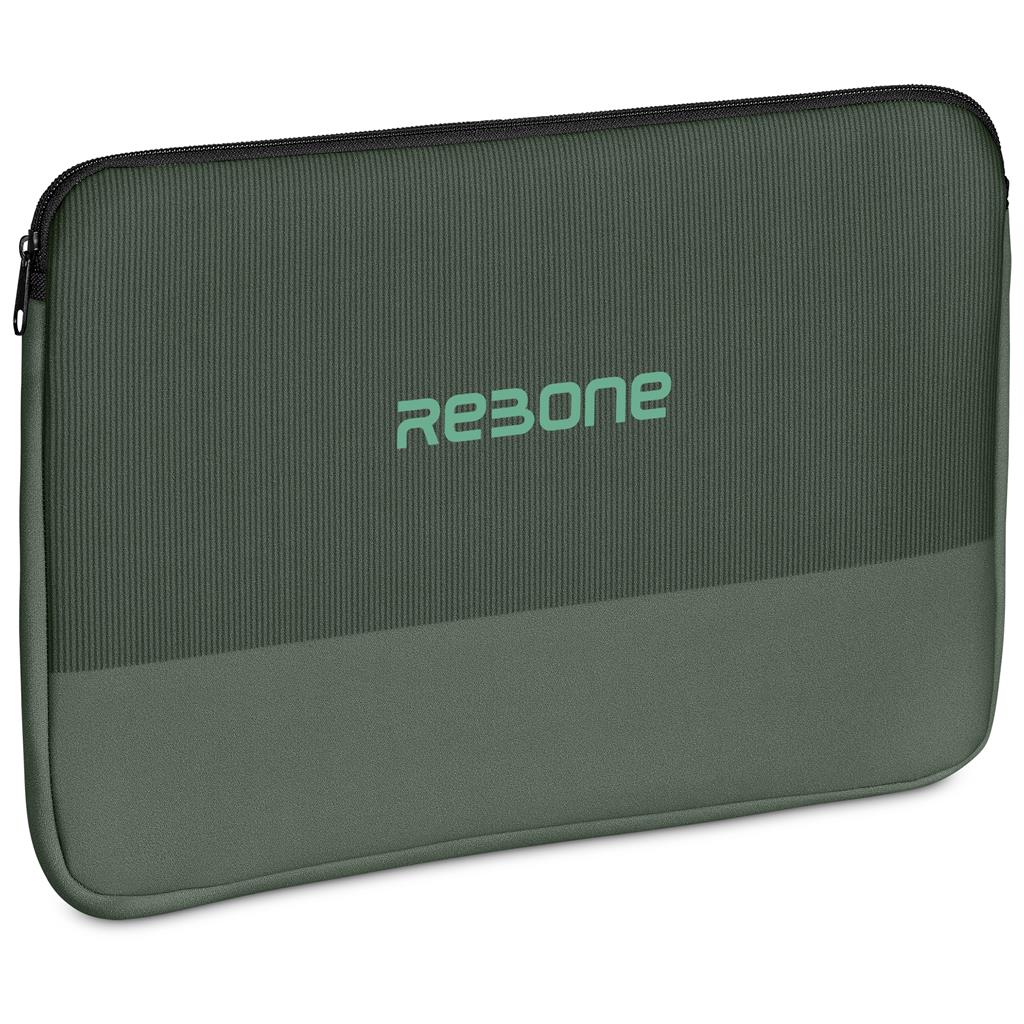 Dark Green Serendipio Milestone Neoprene Notebook Sleeve - 13-14 Inch