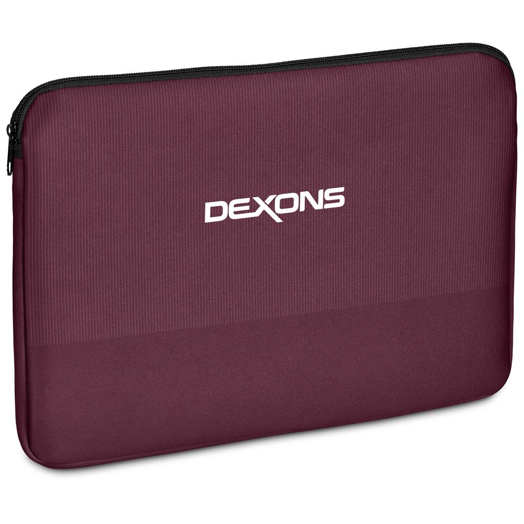Maroon Serendipio Milestone Neoprene Notebook Sleeve - 13-14 Inch