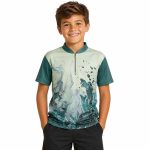 Custom Kids Zip Short Sleeve Fishing Shirt