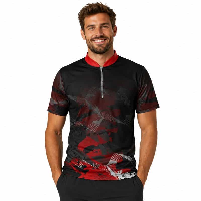 Custom Zip Short Sleeve Fishing Shirt