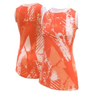 Custom printed netball kids dress