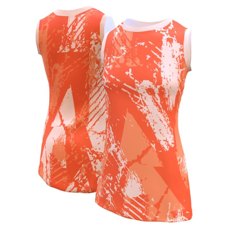 Custom printed netball kids dress