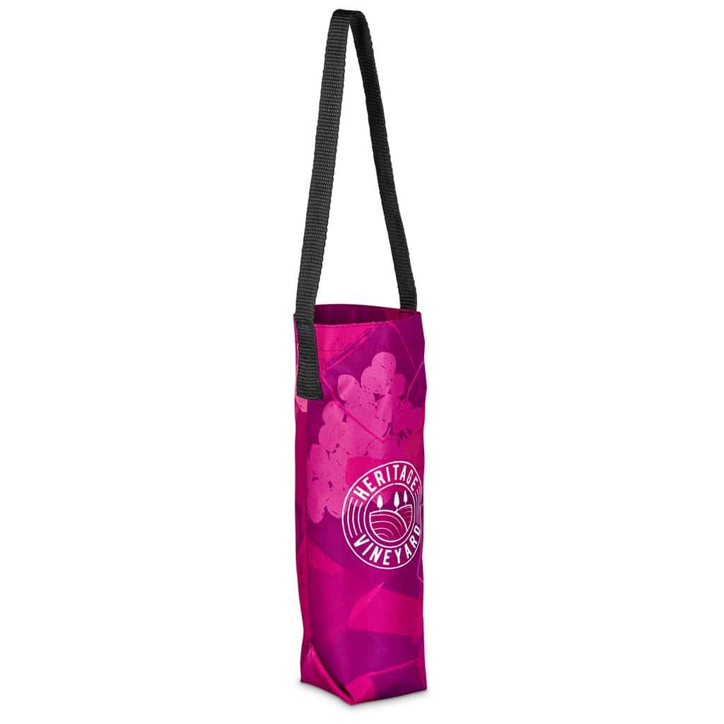 Pre-Production Sample Hoppla Cellaro Polyester Wine Bottle Gift Bag defaultUnbrandedImage