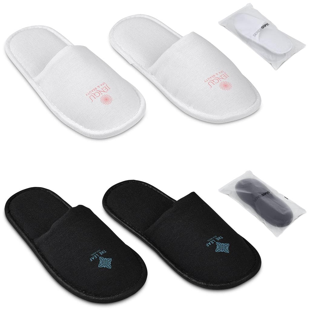 Serendipio Be Our Guest Linen Slippers defaultUnbrandedImage