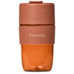 Burnt Orange Kooshty Verso Plastic Coffee Tumbler - 400ml