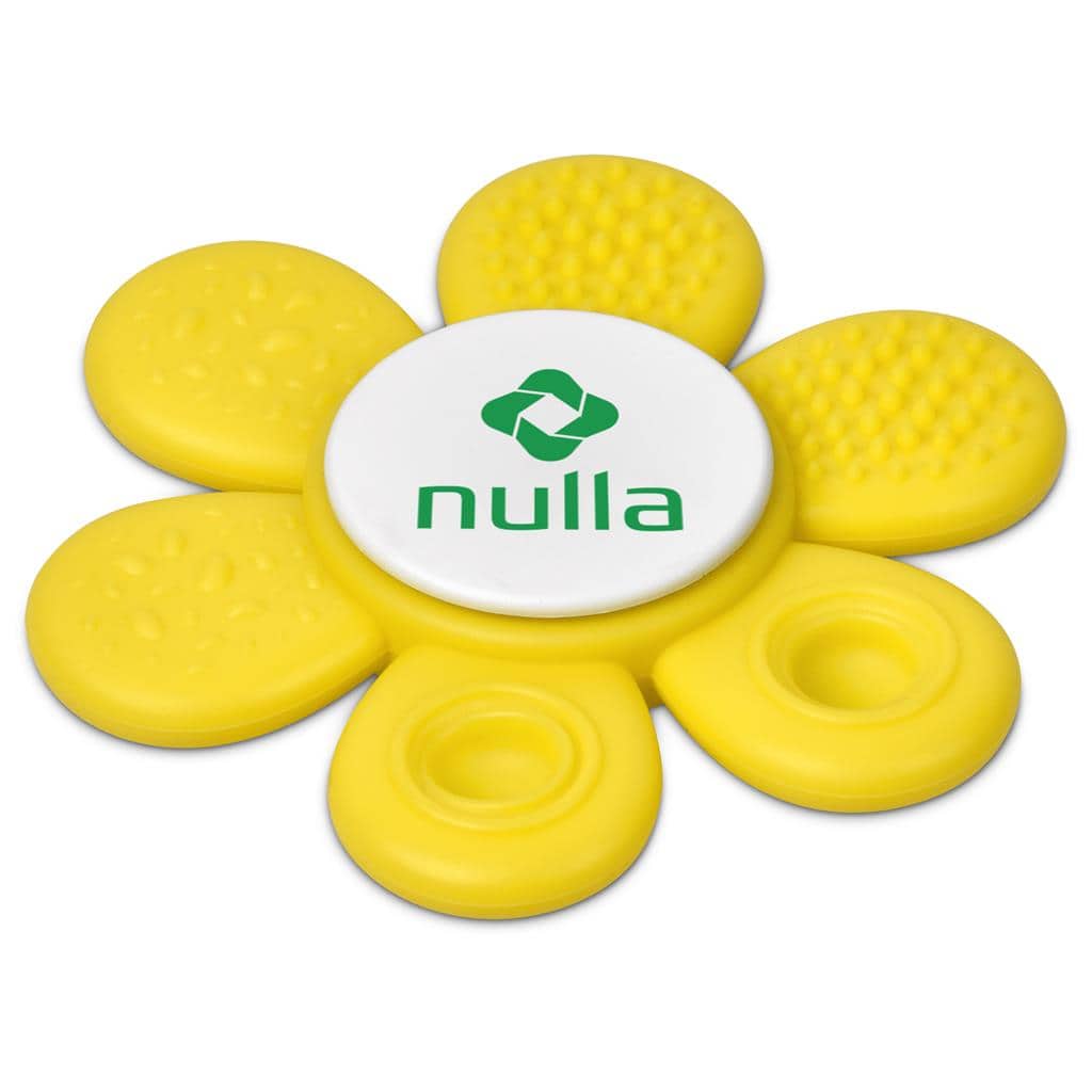 Yellow Altitude Flower Power Stress Relief Spinner