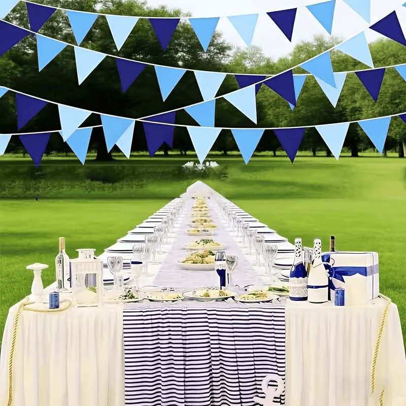 Custom printed birthday event bunting flags