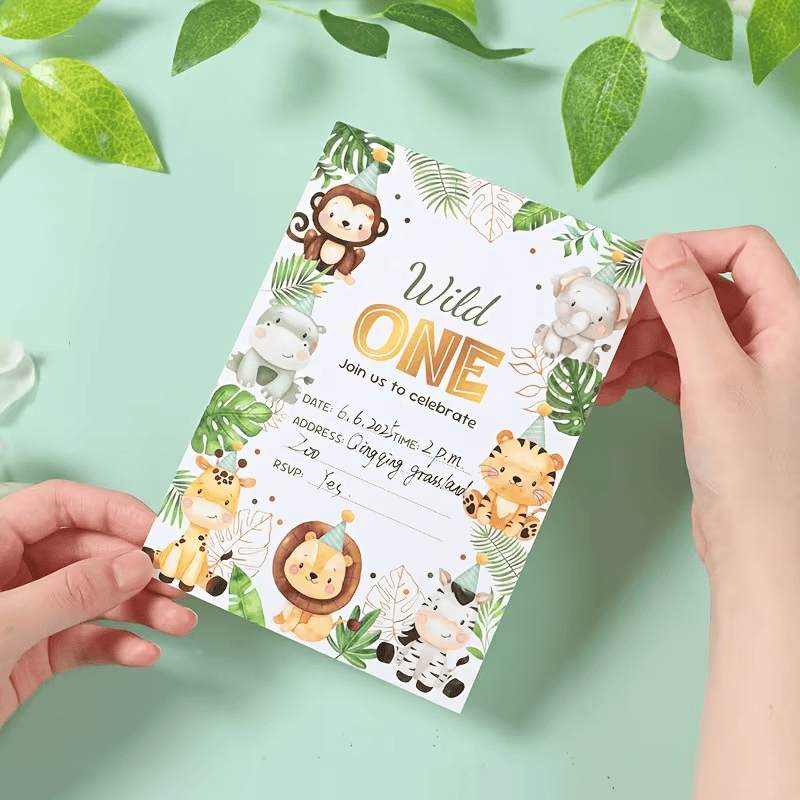 Custom printed birthday event invitations