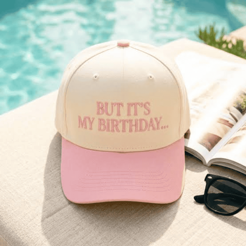 custom printed birthday caps