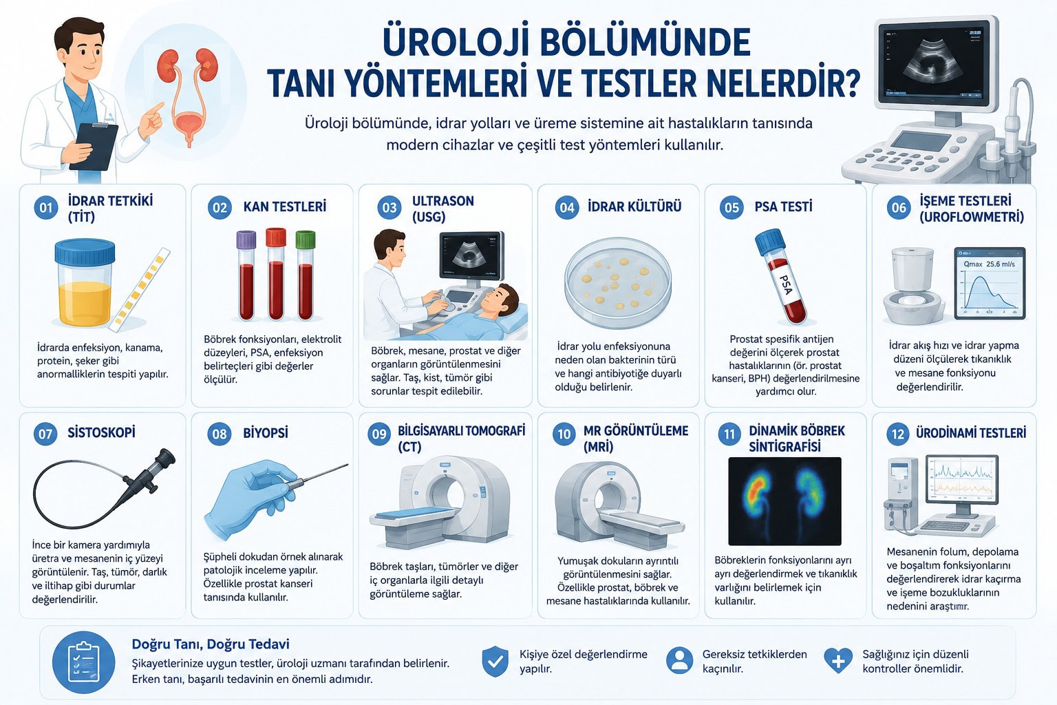 Üroloji Bölümünde Tanı Yöntemleri ve Testler Nelerdir? — Prof. Dr. Abdulmuttalip Şimşek