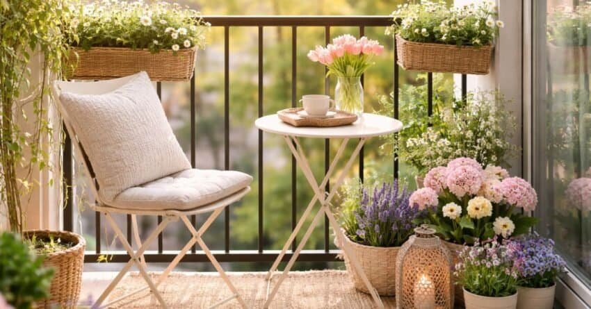 Spring Balcony Decor Ideas