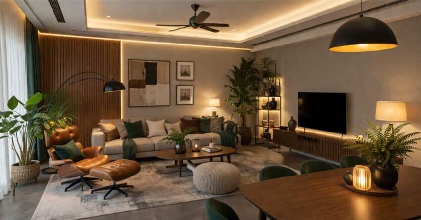Cozy Living Room Lighting Ideas