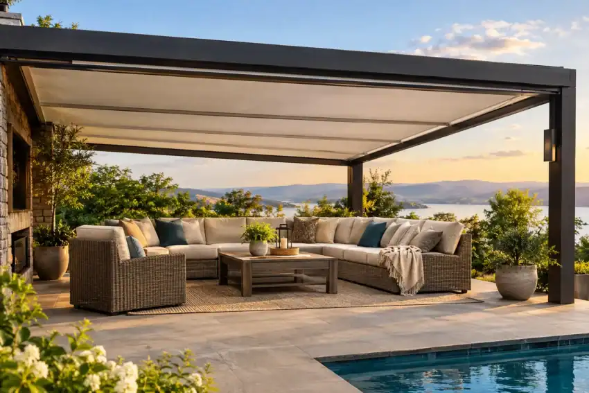 Covered Outdoor Living Rooms