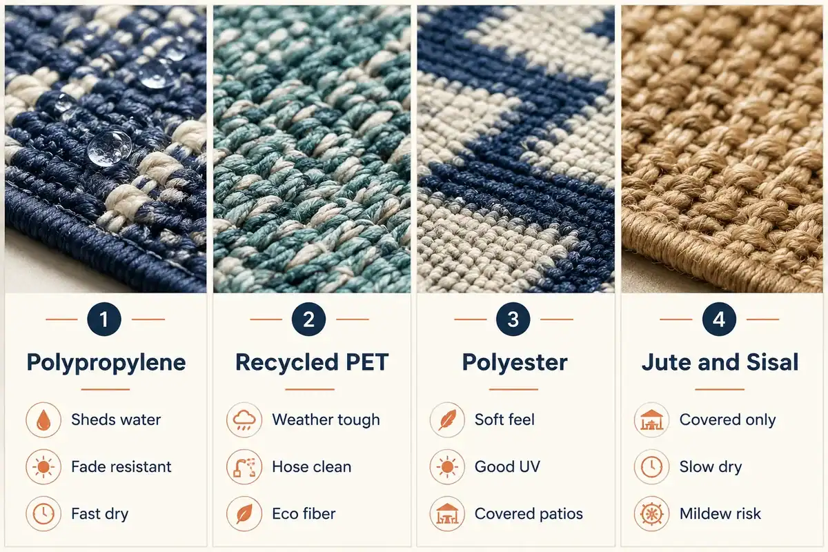 Best Outdoor Rug Materials That Last