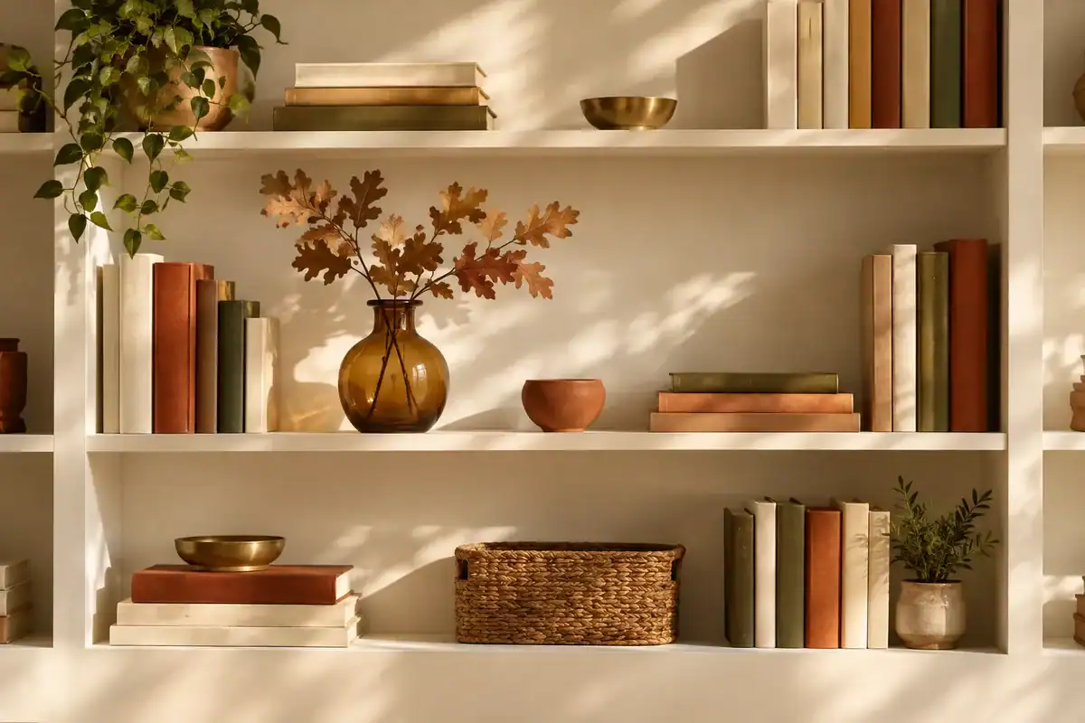 Fall Decor for Shelves