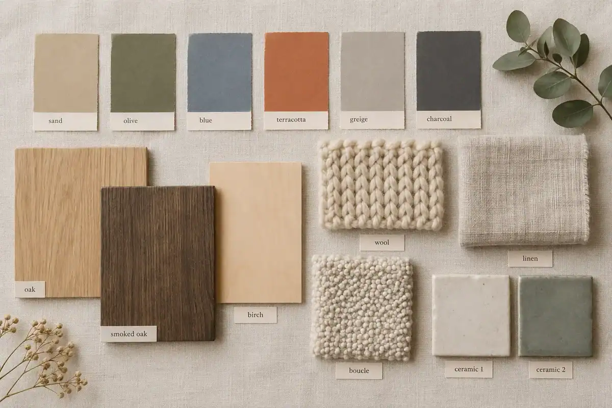 Click to regenerate this image What colors work best for minimalist Nordic home design?