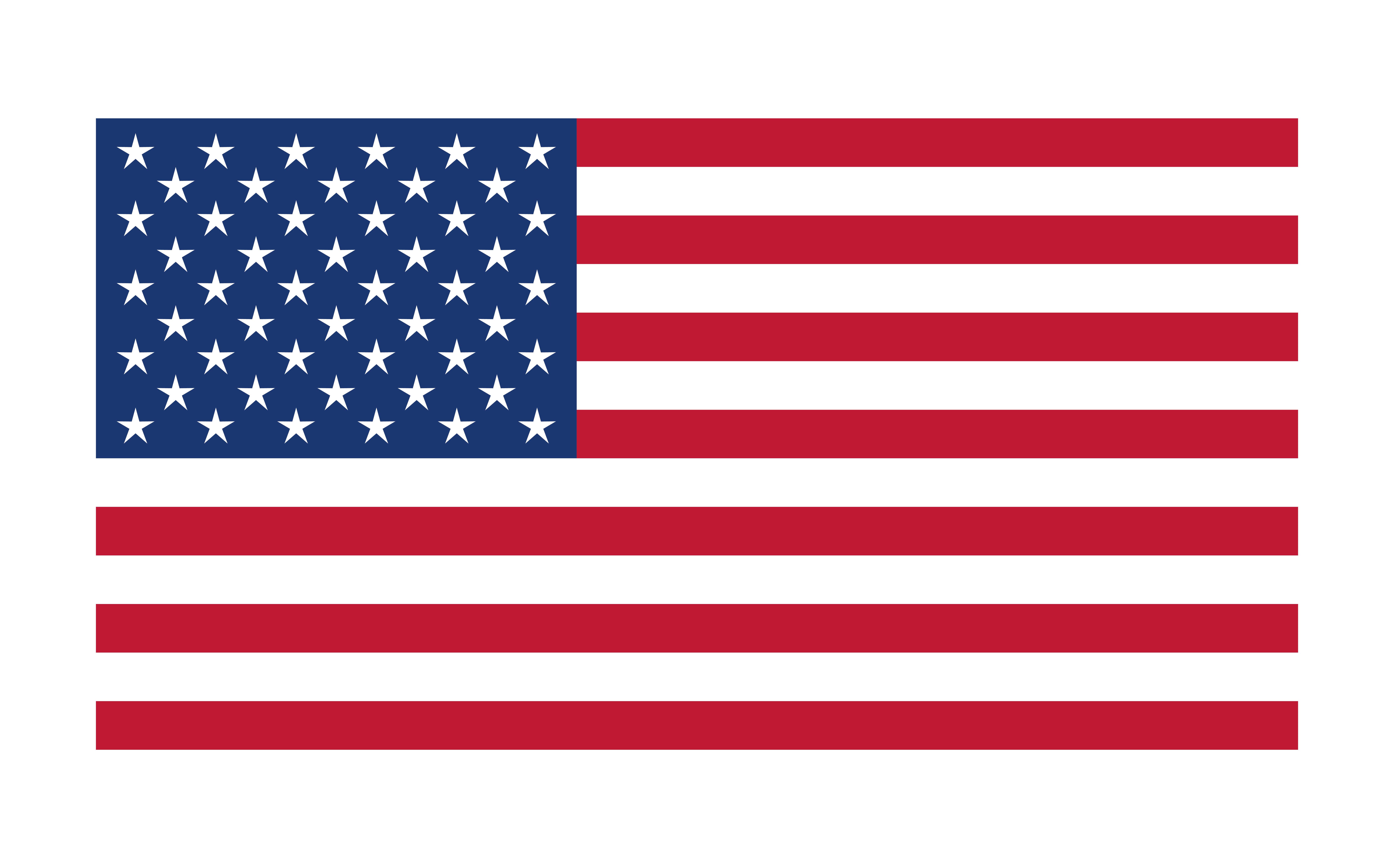 American flag with stars and stripes, symbolizing the USA.