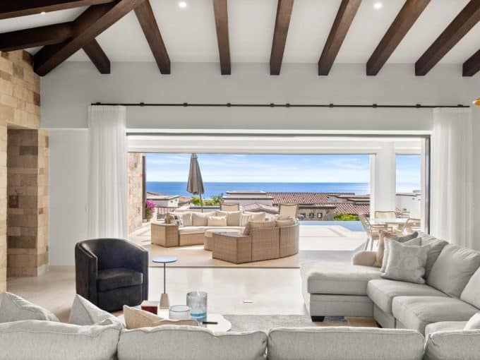 Quivira Los Cabos Ocean View Villa With Spacious Living Area And Stunning Oceanfront Setting.