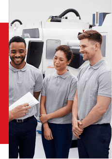 High-tech industrial automation solutions by R3 Automation with a diverse team providing expert consultation.