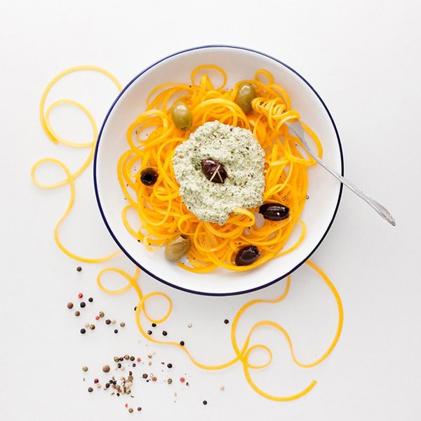 Fresh Pasta with Olive Tapenade and Herbs