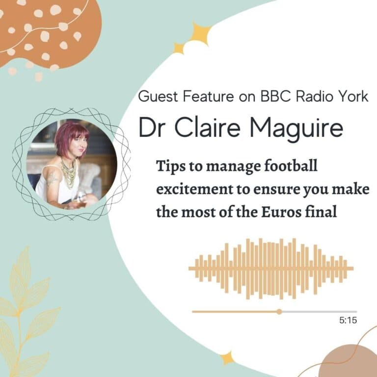 Managing Euro2020 Final Stress with Dr. Claire Maguire