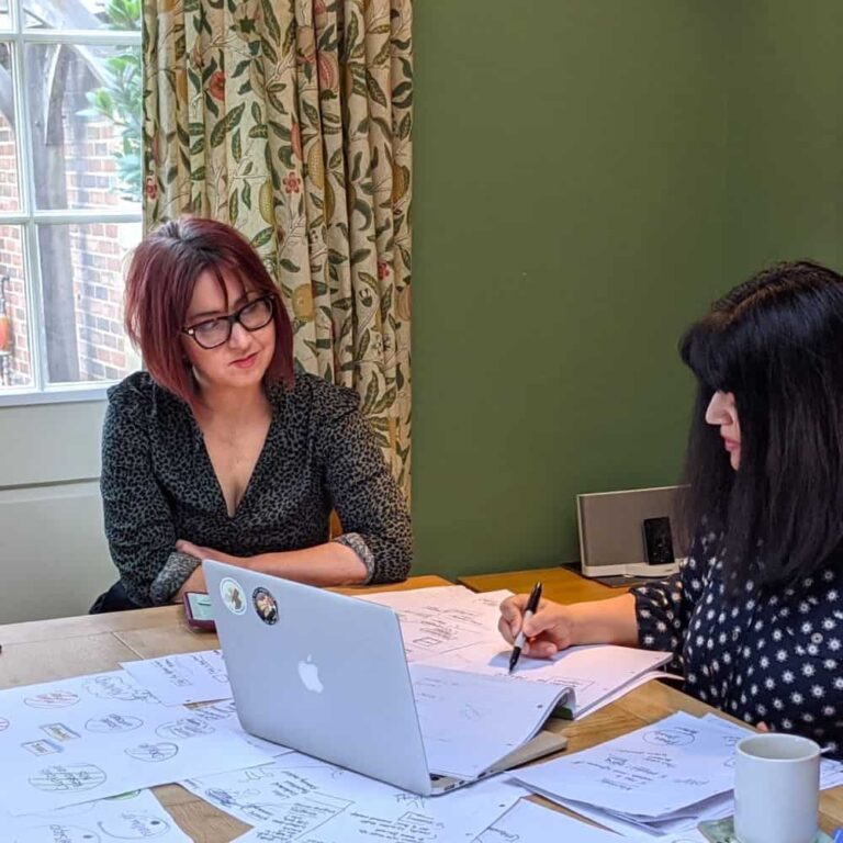 Creative Collaboration in a Bright Office