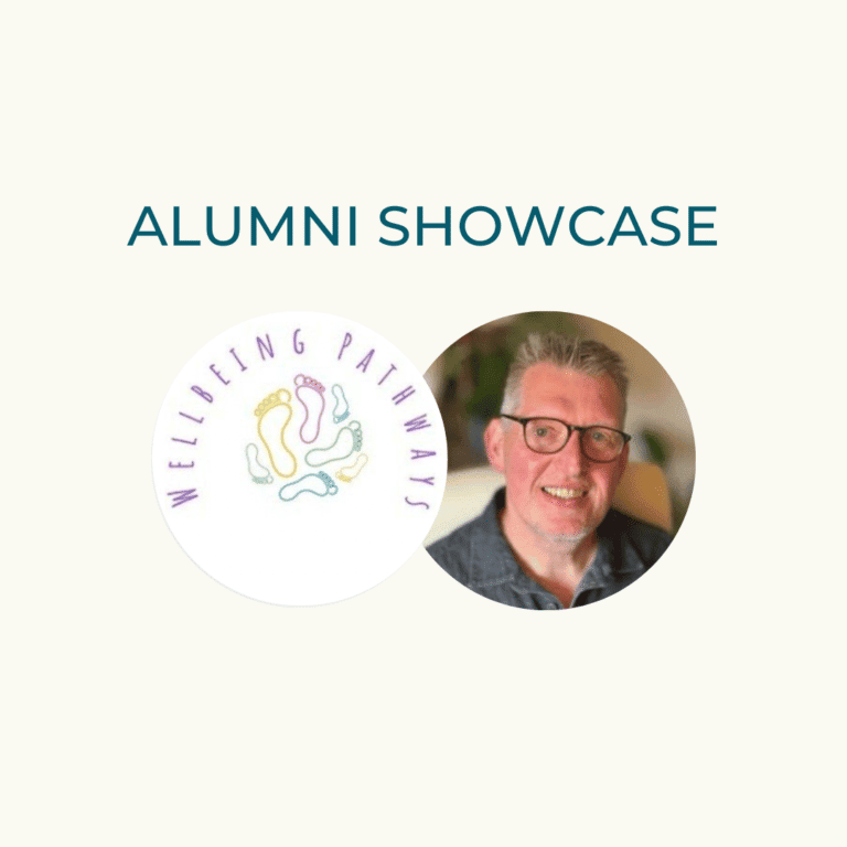 Raw Horizons alumni event featuring a smiling man and welcoming pathway logo.