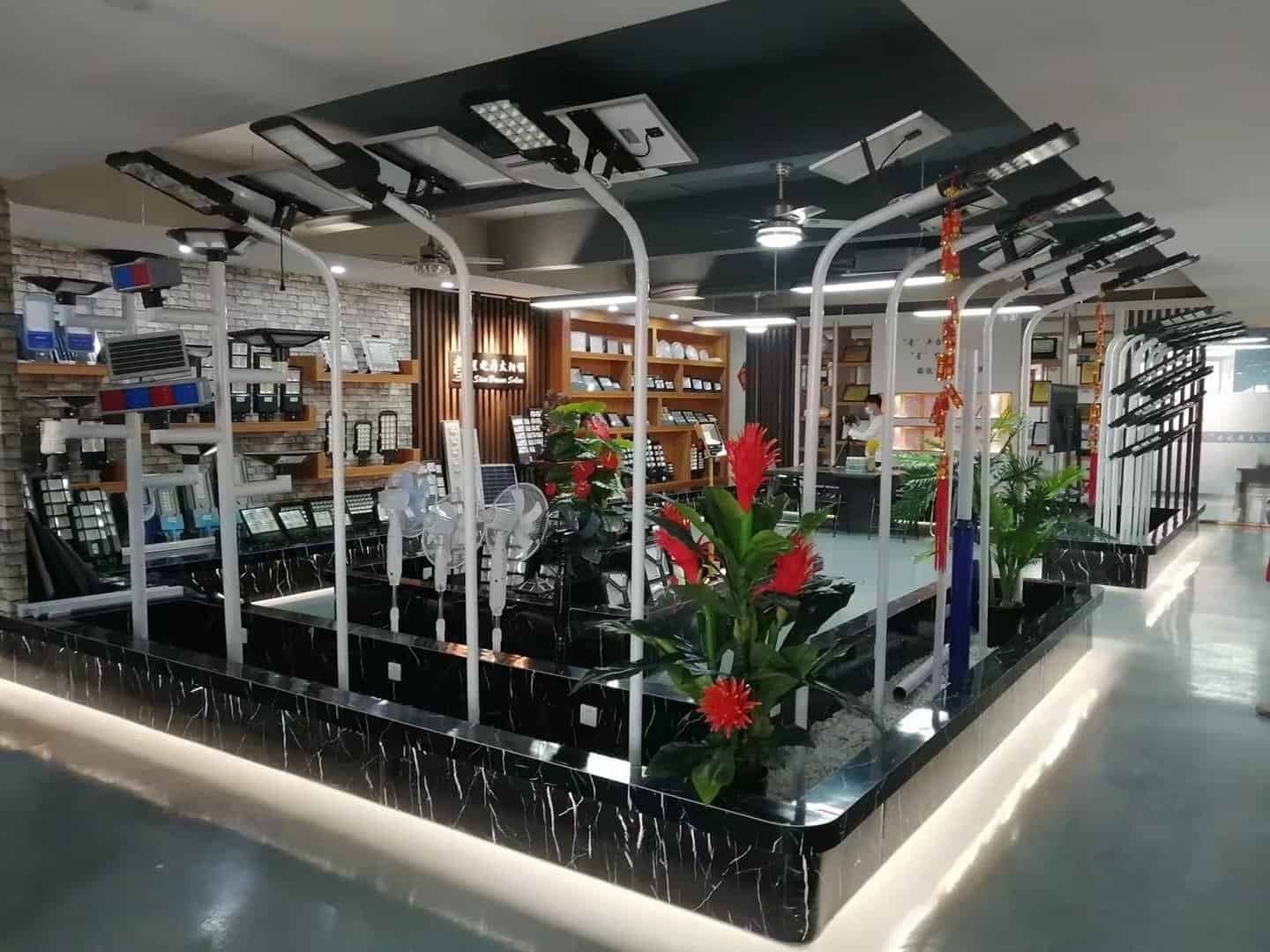 Solar energy sample showroom