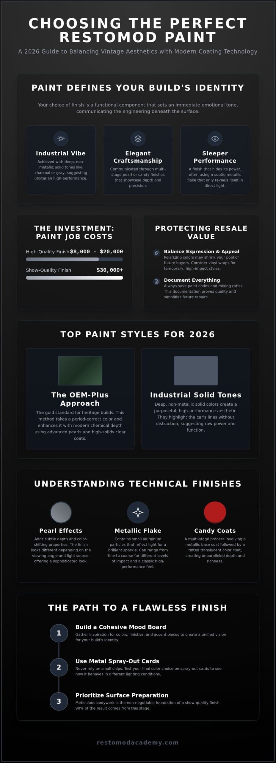 Restomod Paint Ideas: The Ultimate Guide to Choosing Your Custom Finish in 2026