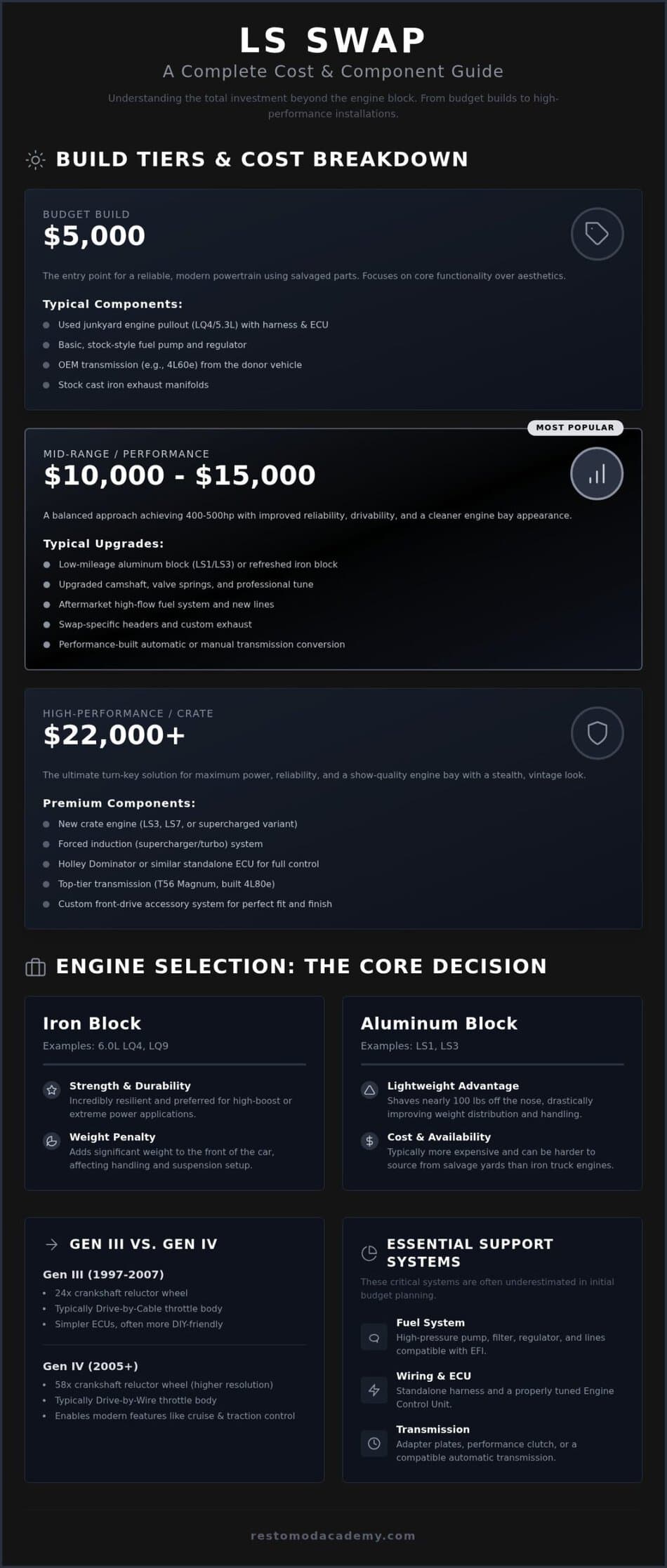 The Real Cost of LS Swap in Classic Car Projects: 2026 Restomod Guide