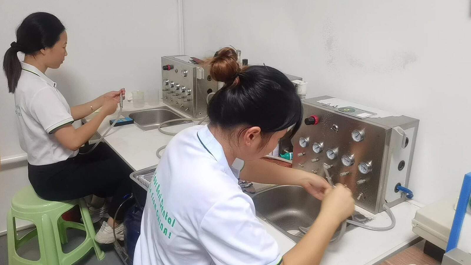 Dental equipment operation and handover training