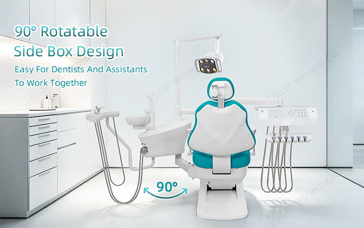 RIXI R1 dental chair side box rotation and delivery unit