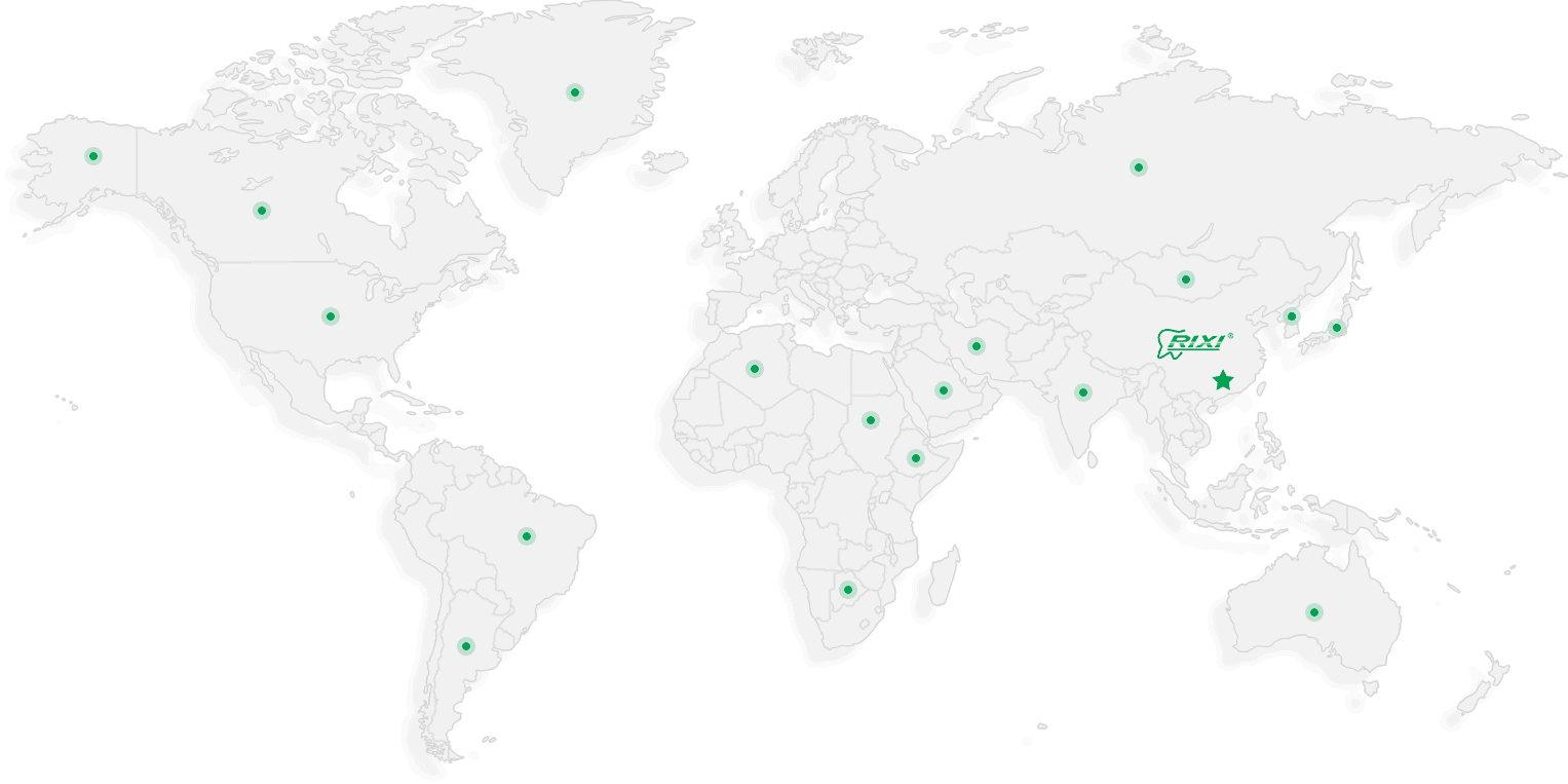 RIXI Medical global sales map
