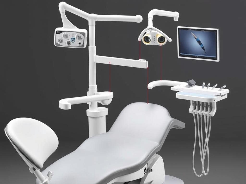 Dental chair with integrated delivery system