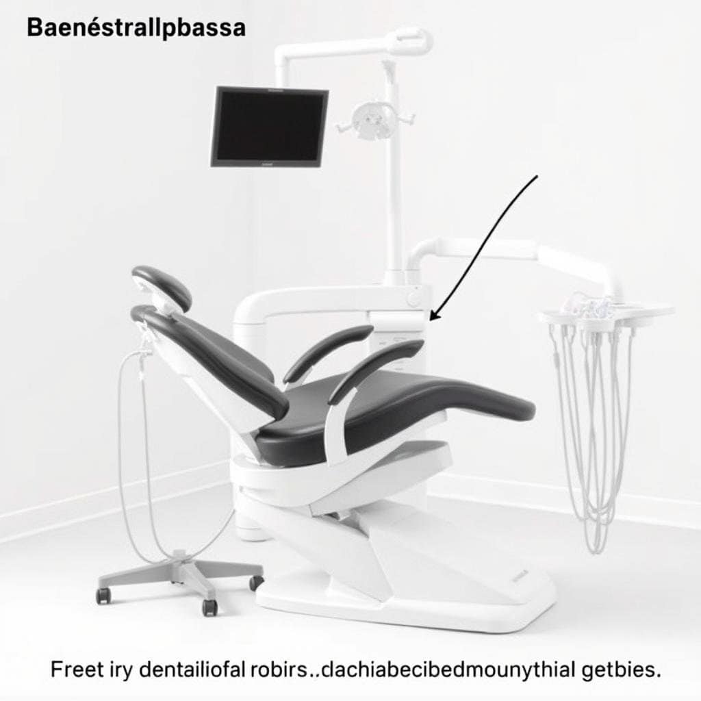 Entry-level dental chair with basic features