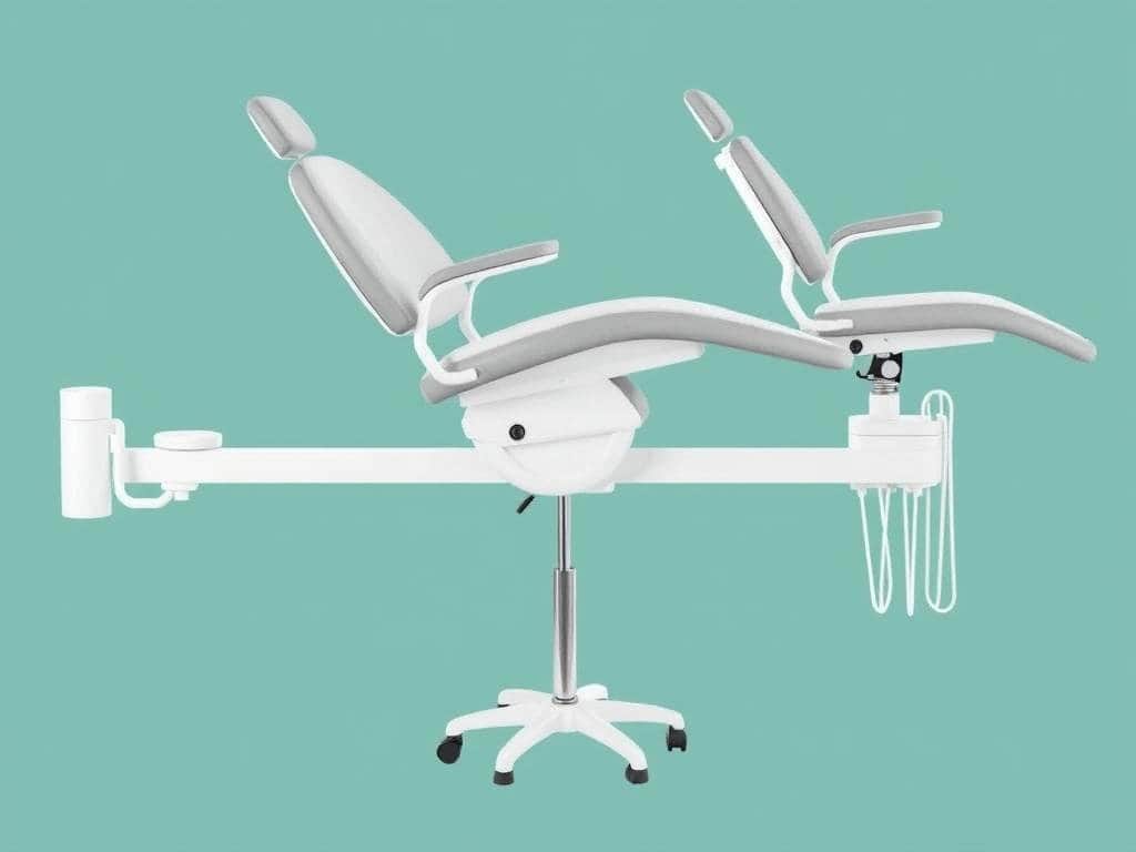 Height-adjustable dental chair