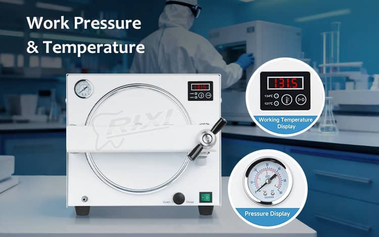 dental autoclave sterilizer 18L detail image 3