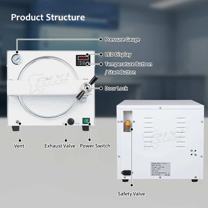 dental autoclave sterilizer 18L main image 6