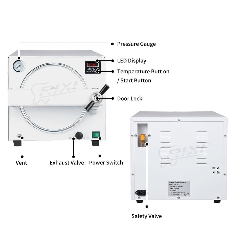 dental autoclave sterilizer 18L main image 16
