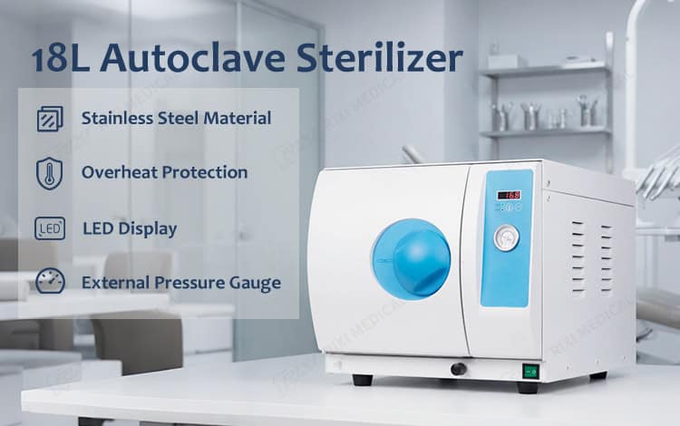 18L autoclave sterilizer detail image 1