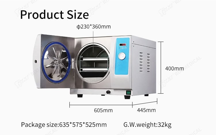 18L autoclave sterilizer detail image 5
