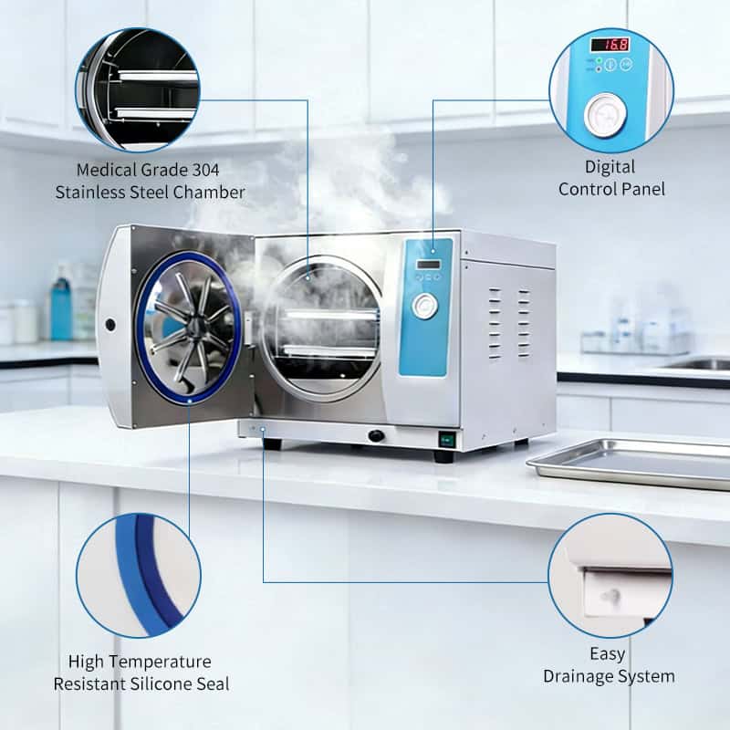 18L autoclave sterilizer main image 4