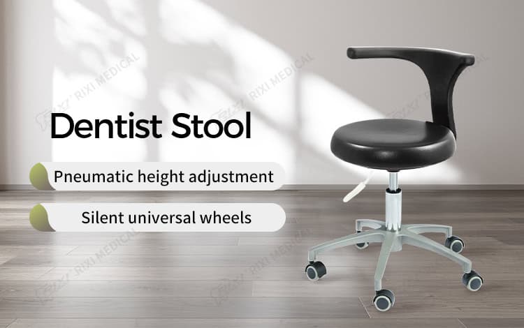 adjustable dentist stool detail image 1