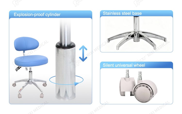 adjustable dentist stool detail image 4