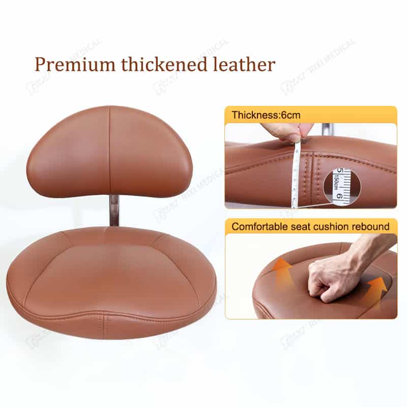 leather dentist stool main image 6