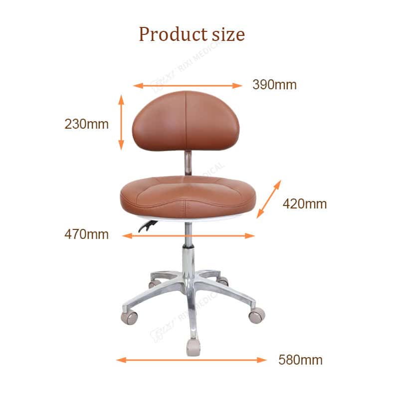 leather dentist stool main image 8